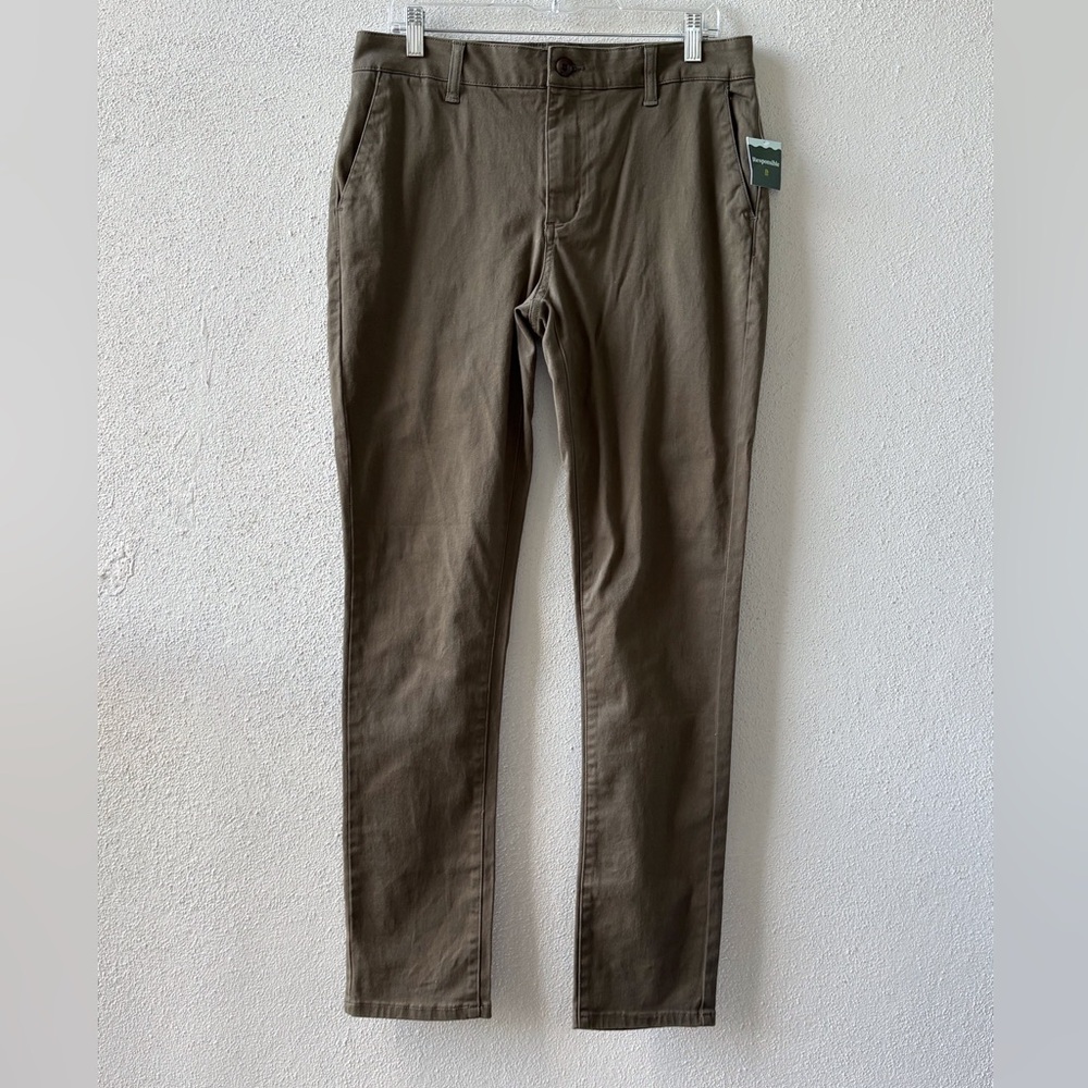RSQ Slim Taper‎ 31x32 Men Army Green Chino Style Pants NWT Preppy Office Casual